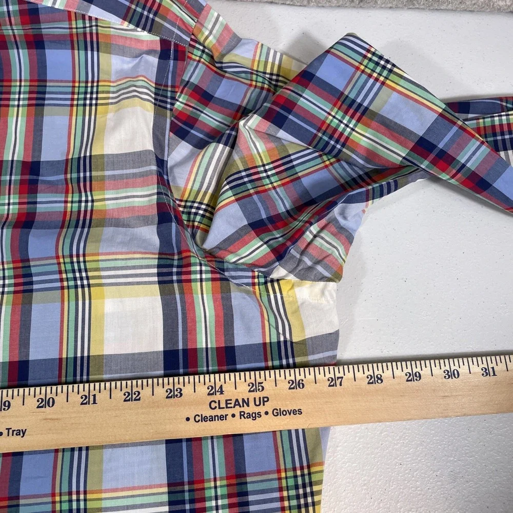Vintage Polo Ralph Lauren Shirt Mens Size XXL Plaid Classic Fit Button Down‎